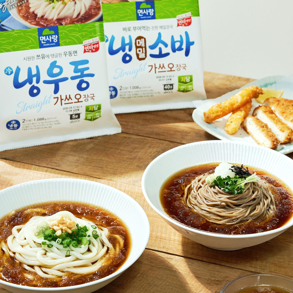 여름면 신제품 2종 '냉메밀소바/냉우동' 출시